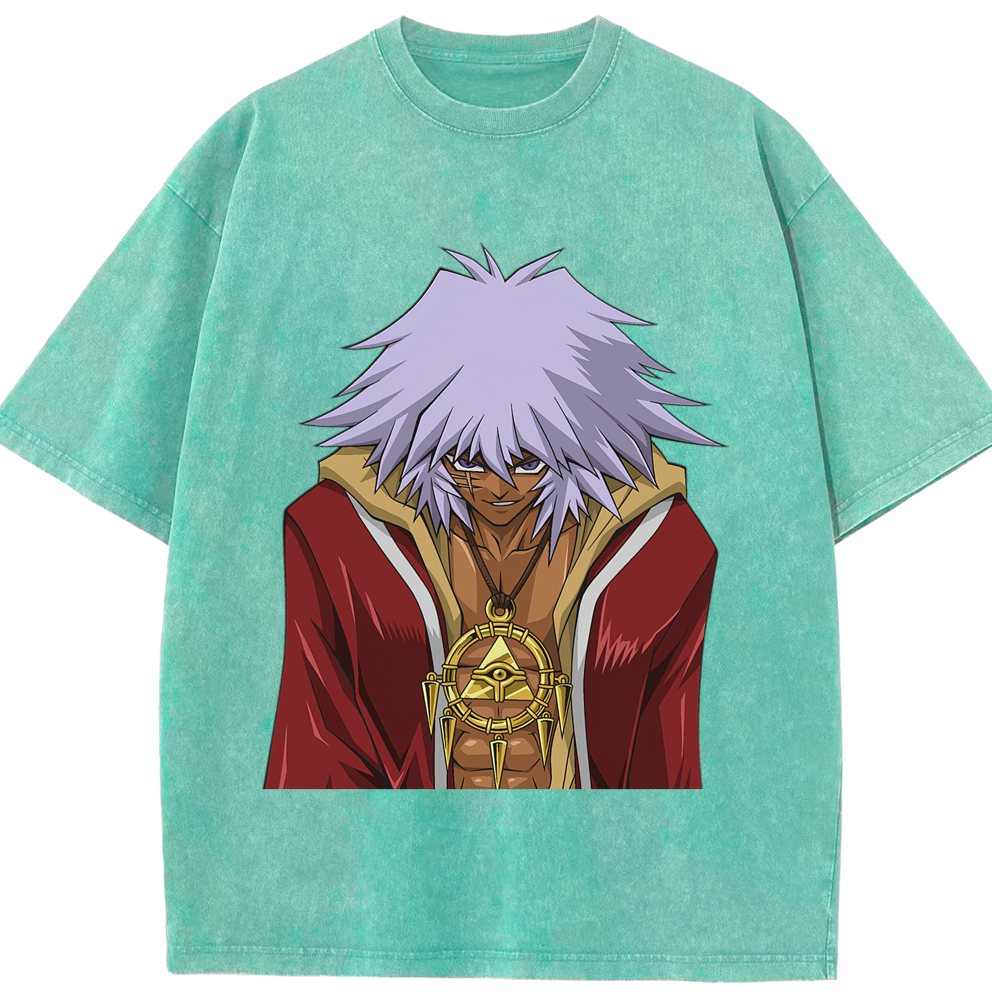 （画像用） 遊☆戯☆王 Yu-Gi-Oh! 綿100% ヴィンテージ風 半袖Tシャツ（フロントプリント）